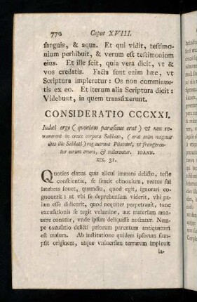 770-780, Consideratio CCCXXI - CCCXXIV