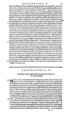 Controversia VI. - Controversia X.