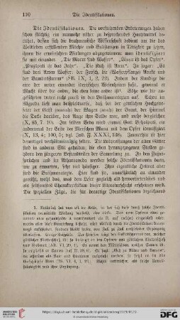 Die Identifikationen