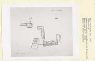 Tanzschule, Berlin-Tiergarten (Diplomarbeit bei Karl Wilhelm Ochs): Grundriss Kellergeschoss 1:200