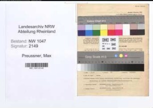 Entnazifizierung Max Preussner , geb. 08.02.1892 (Angestellter)