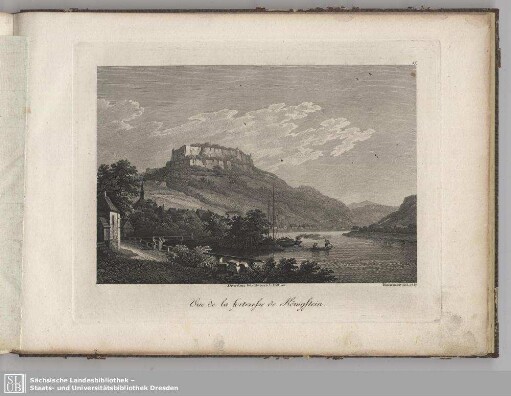 Vue de la forteresse de Königstein