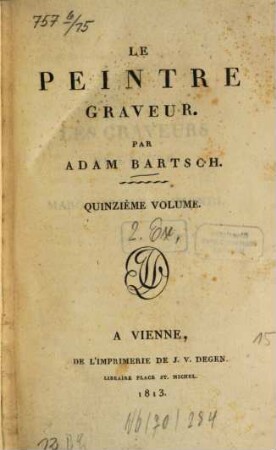 Le peintre graveur, 15. Les graveurs de l'école de Marc-Antoine Raimondi