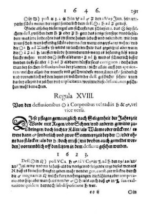 Regula XVIII.