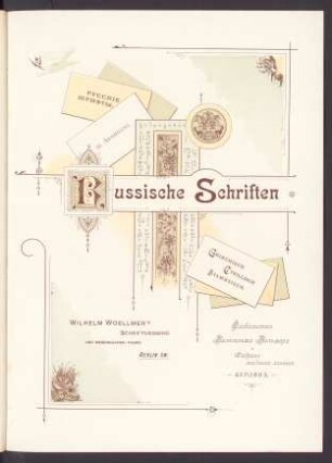 IX. Abtheilung. Russische Schriften