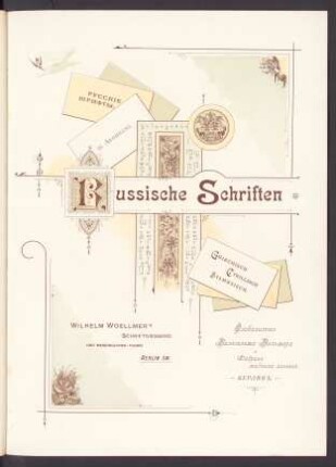 IX. Abtheilung. Russische Schriften