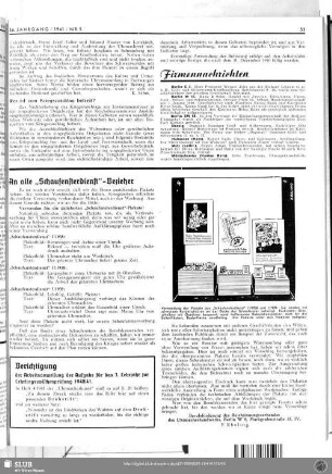 An alle "Schaufensterdienst"-Bezieher