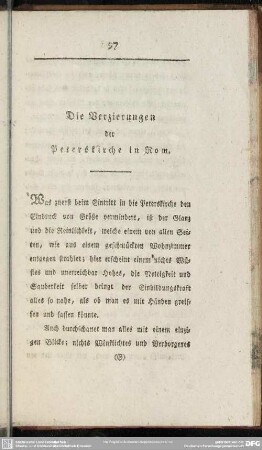 Die Verzierungen der Peterskirche in Rom