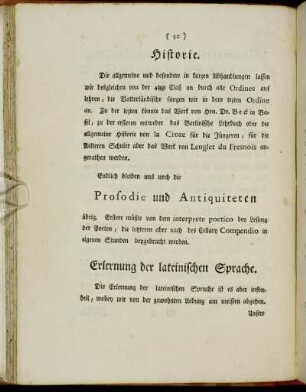 Historie. - Prosodie und Antiquiteten[...]