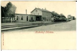Miltitz. Bahnhof