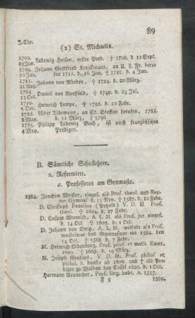 B. Sämtliche Schullehrer
