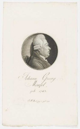 Bildnis des Johann Georg Meusel