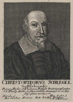 Bildnis des Christophorvs Schlegel