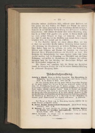 Bücherbesprechung