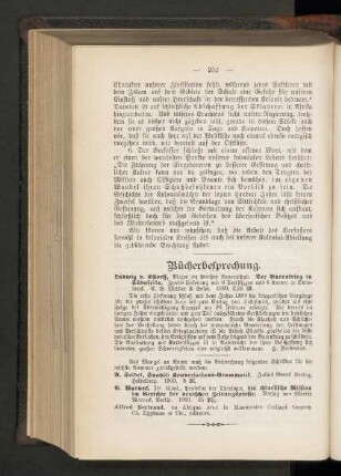 Bücherbesprechung