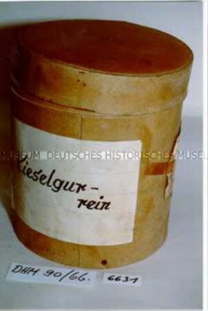 Dose (leer) für "Kieselgur - rein"