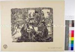 Krieg und Kunst, 14. Folge, Blatt 4: Frauen bei der Arbeit