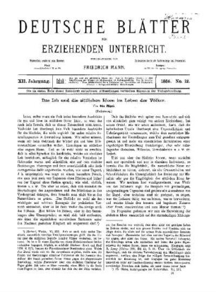 Das Ich und die sittlichen Ideen im Leben der Völker : (Fortsetzung)