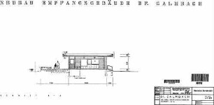 Calmbach: Neubau EG - Schnitt A-A Empfangsgeb.