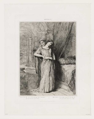 Si je meurs avant toi [...], , Blatt 8 der Folge "Othello-Zyklus"
