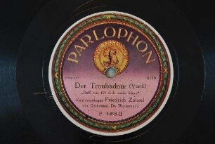 Der Troubadour : "Daß nur für dich mein Herz" [erbebt". Andante des Manrico aus der Oper "Il Trovatore", 3. Akt] / (Verdi)