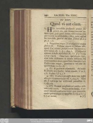 Tit. XXIV. Quod vi aut clam.