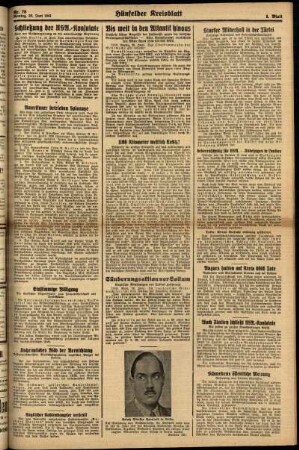 Zweite Ausgabe vom Montag, den 23. Juni 1941.