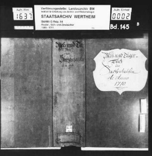 Lager- und Schatzungsbuch von Sachsenhausen