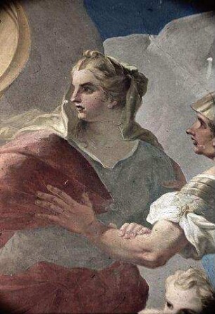 Minerva in der Waffenschmiede Vulkans