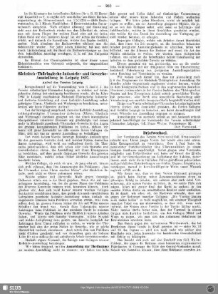 Sächsisch-Thüringische Industrie- und Gewerbe-Ausstellung in Leipzig 1897