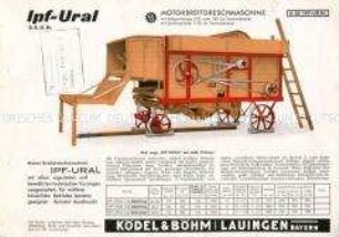 Motor-Breitdreschmaschine Typ "Ipf-Ural"