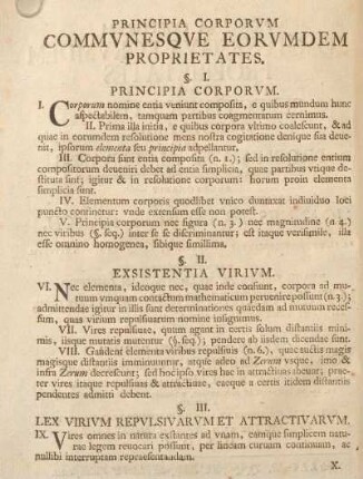 Principia corporvm commvnesqve eorvmdem proprietates.