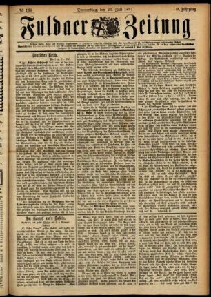 Ausgabe vom Donnerstag, den 23. Juli 1891.