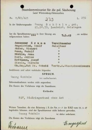 Schönle, Georg