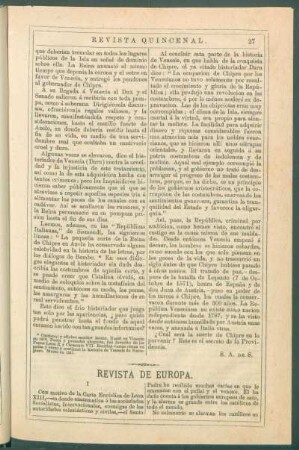Revista de Europa.
