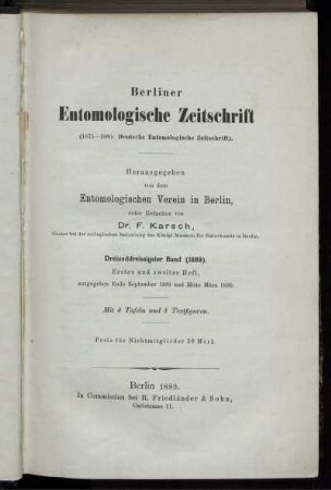 33: Berliner entomologische Zeitschrift