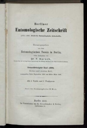 33: Berliner entomologische Zeitschrift