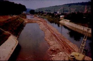 Esslingen von der Pliensaubrücke, flussabwärts