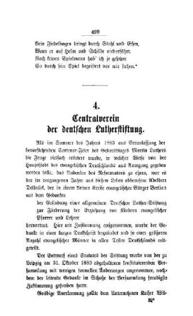 Centralverein der deutschen Lutherstiftung