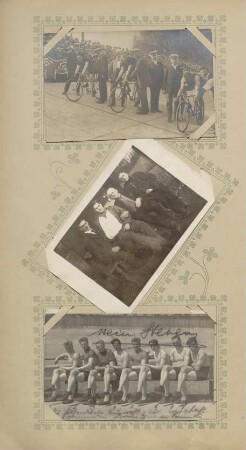 Postkartenalbum Radsport; Blatt 54