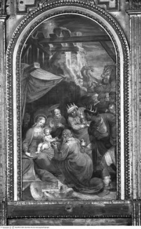 Szenen aus dem Marienleben, Anbetung der Heiligen Drei Könige