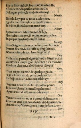 Monologve De Providence Divine, Parlant À La France
