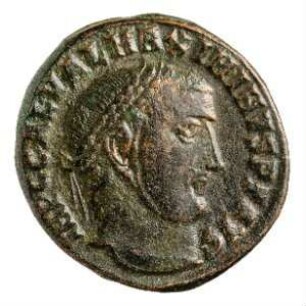 Münze, Follis, 312 n. Chr.