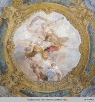 Innendekoration mit Scheinarchitektur : Allegorie der Souveränität