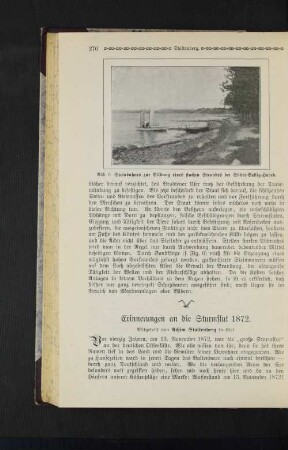 Erinnerungen an die Sturmflut 1872.