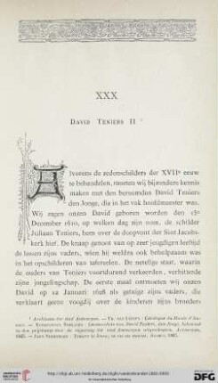 XXX. David Teniers II