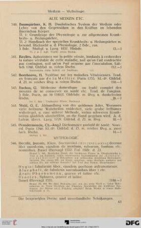 Alte Medizin etc. (Nr. 540-545)