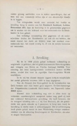 A. Bevolking