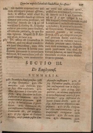 Sectio III. De Emphyteusi.