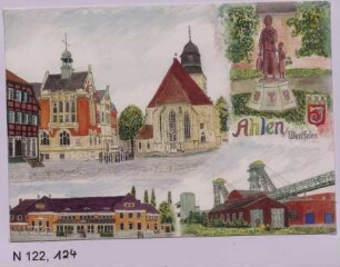 Ahlen in Westfalen - Postkarte